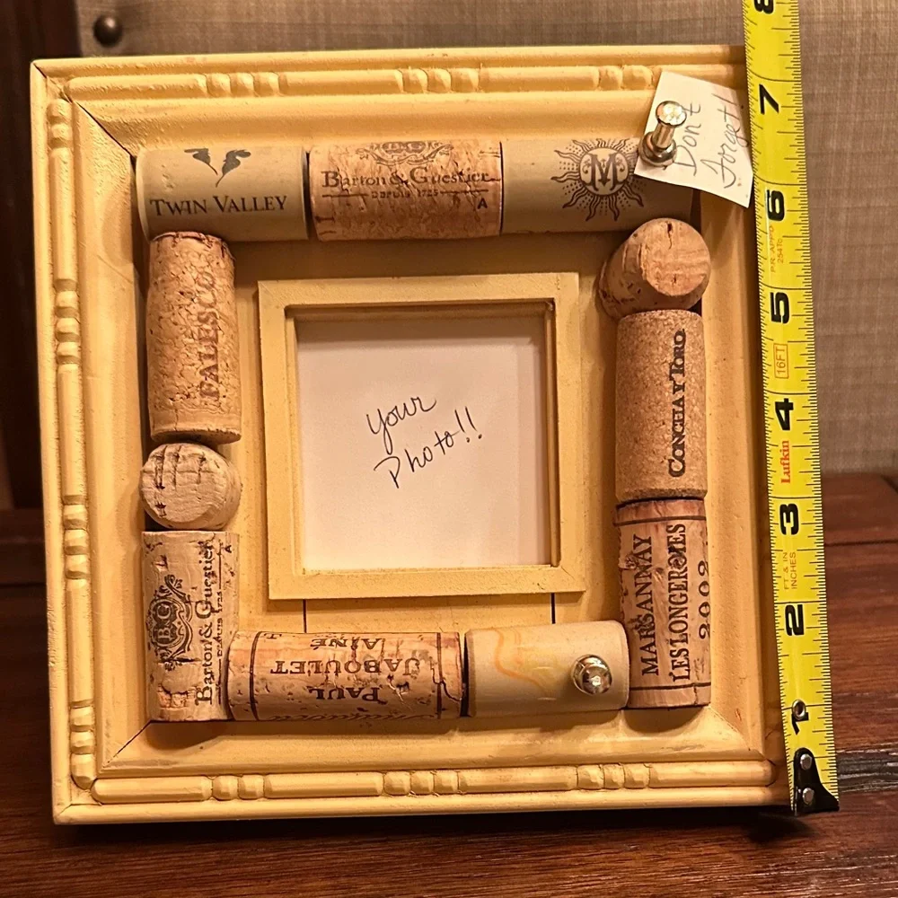 Rustic Cork Photo Frame - Picture 4 of 5